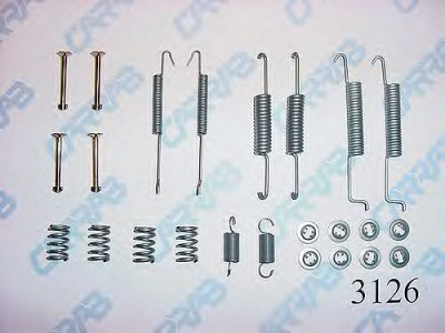 CARRAB BRAKE PARTS 3126 -  Комплектующие, тормозная колодка